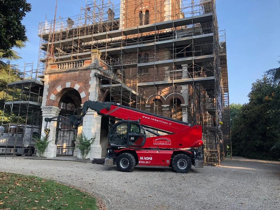Villa Biancardi cantiere