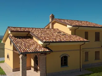 Casa tetto falde