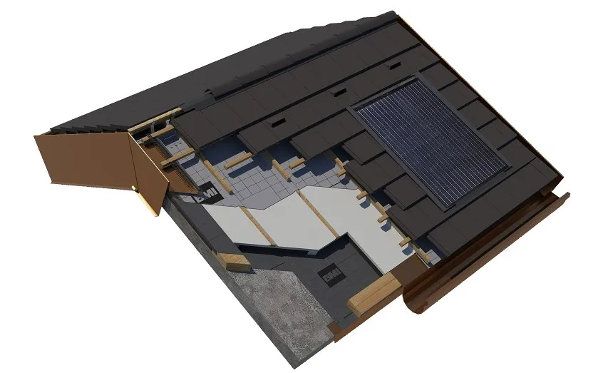 Stratigrafia del sistema fotovoltaico InDaX