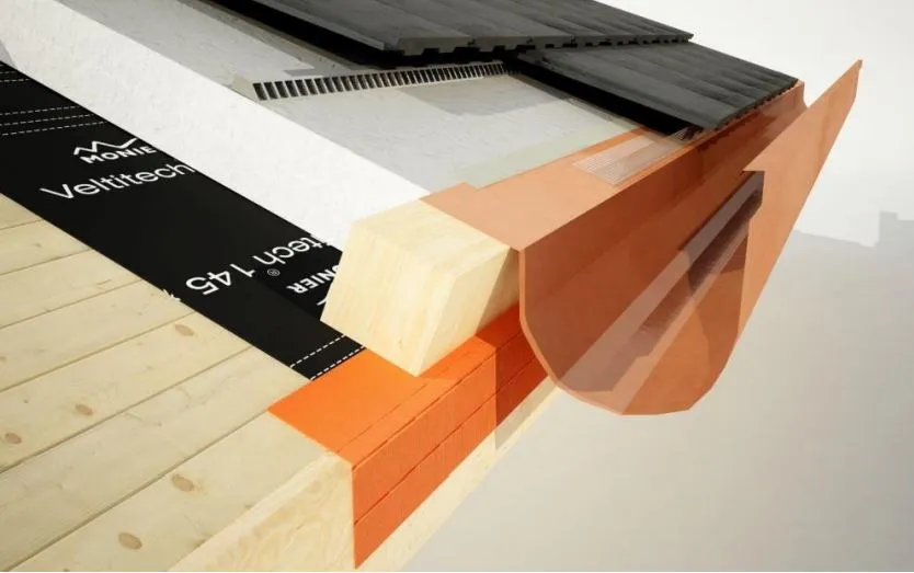Stratigrafia tetto in legno