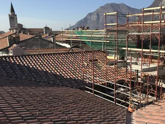 Rifacimento tetto cantiere