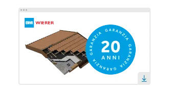 Garanzia 20 anni sistema tetto 