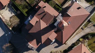 panoramica copertura coppo grecia